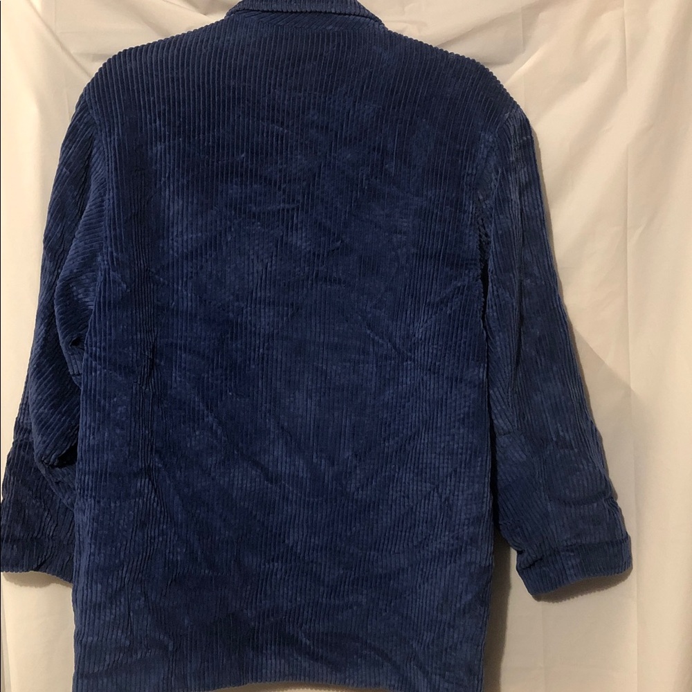 Carson Pirie Scott Blue Corduroy Blazer View 5